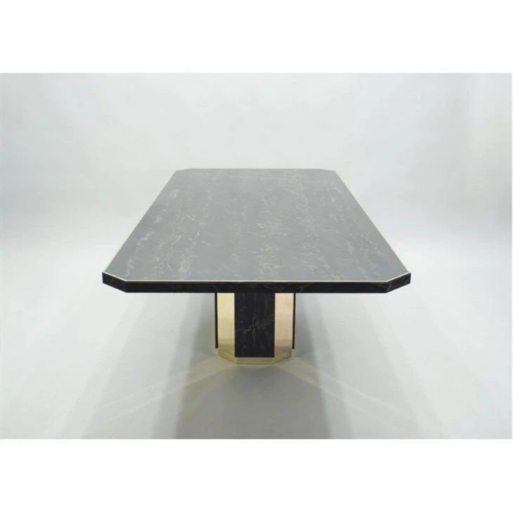 Large Brass Portor Marble Table Price