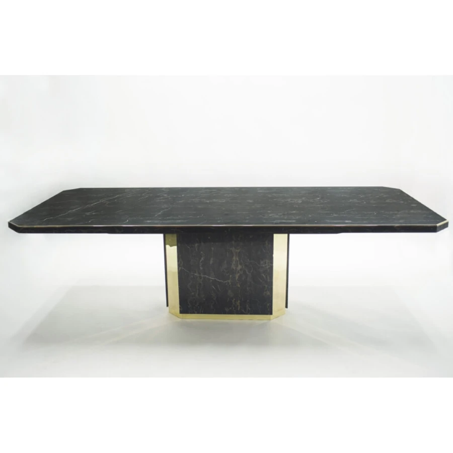 Large brass Marble Dining Table Large brass Marble Dining Table