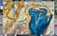 Brazilská modrá Louise Quartzite Deska
